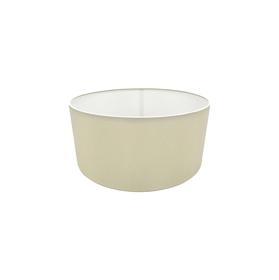 D0274  Sigma 40cm Faux Silk Fabric Shade Ivory Pearl, White